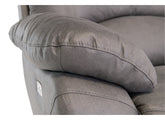 Layla Soft Touch Fabric Grey - arm